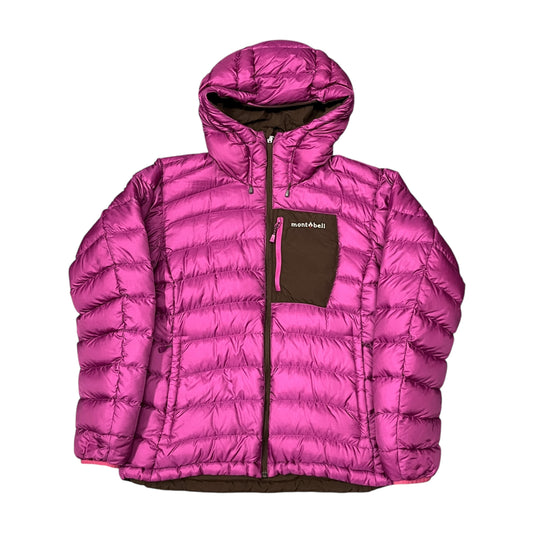 Montbell reversible pink/brown puffer (WMNS L)