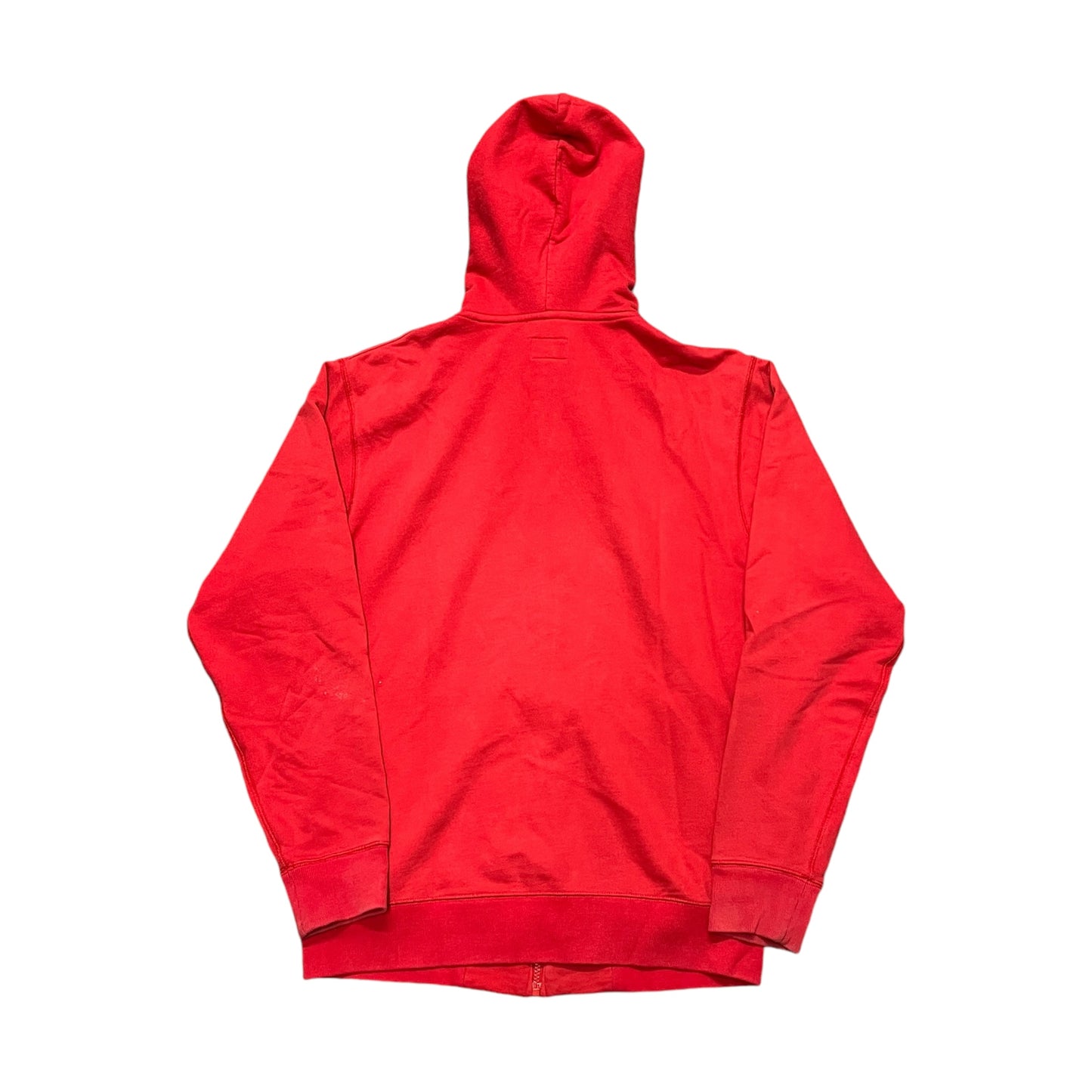 Stussy red graphic cartoon zipup hoodie (L)