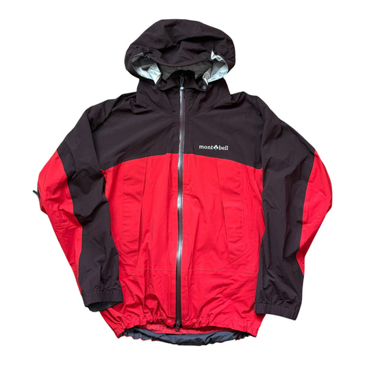 Montbell two tone brown and red shell jacket (S)