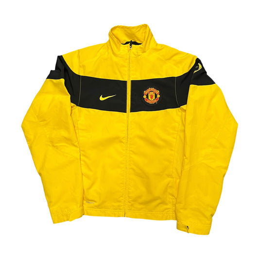 Nike Manchester United yellow and black track jacket (S)