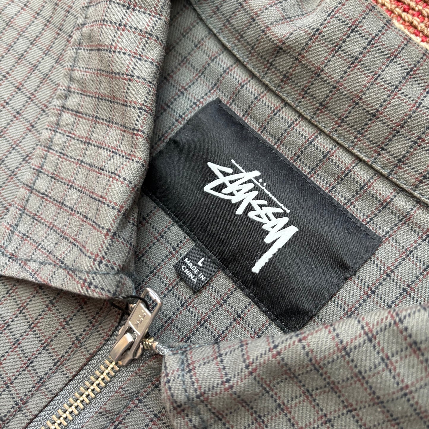 Stussy garage jacket grey (L)