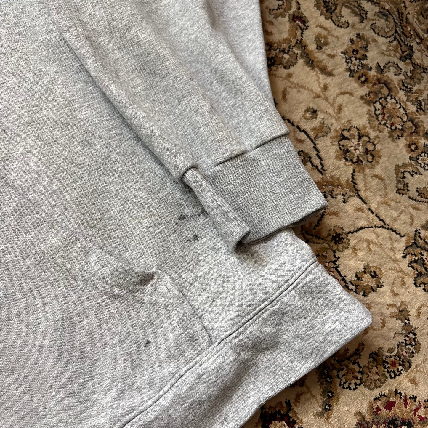 Nike Yankees centre swoosh grey hoodie (L)