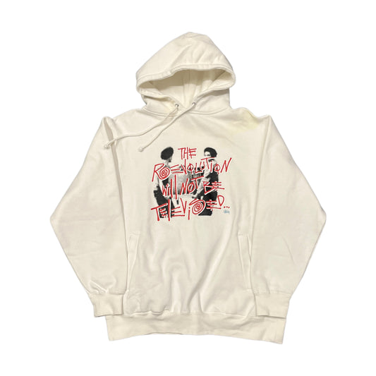 Stussy white boxing hoodie (M)