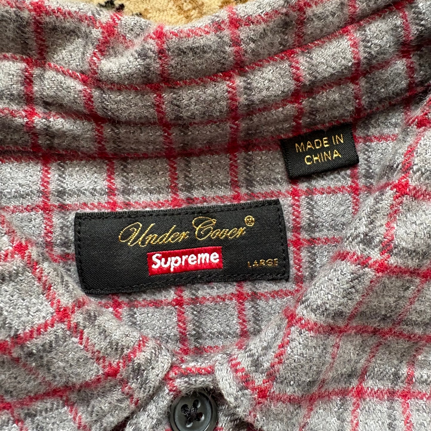 Supreme X Undercover check shirt (M)