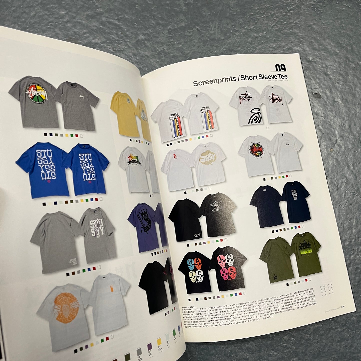 Stussy 2006 lookbook (with pin badges)