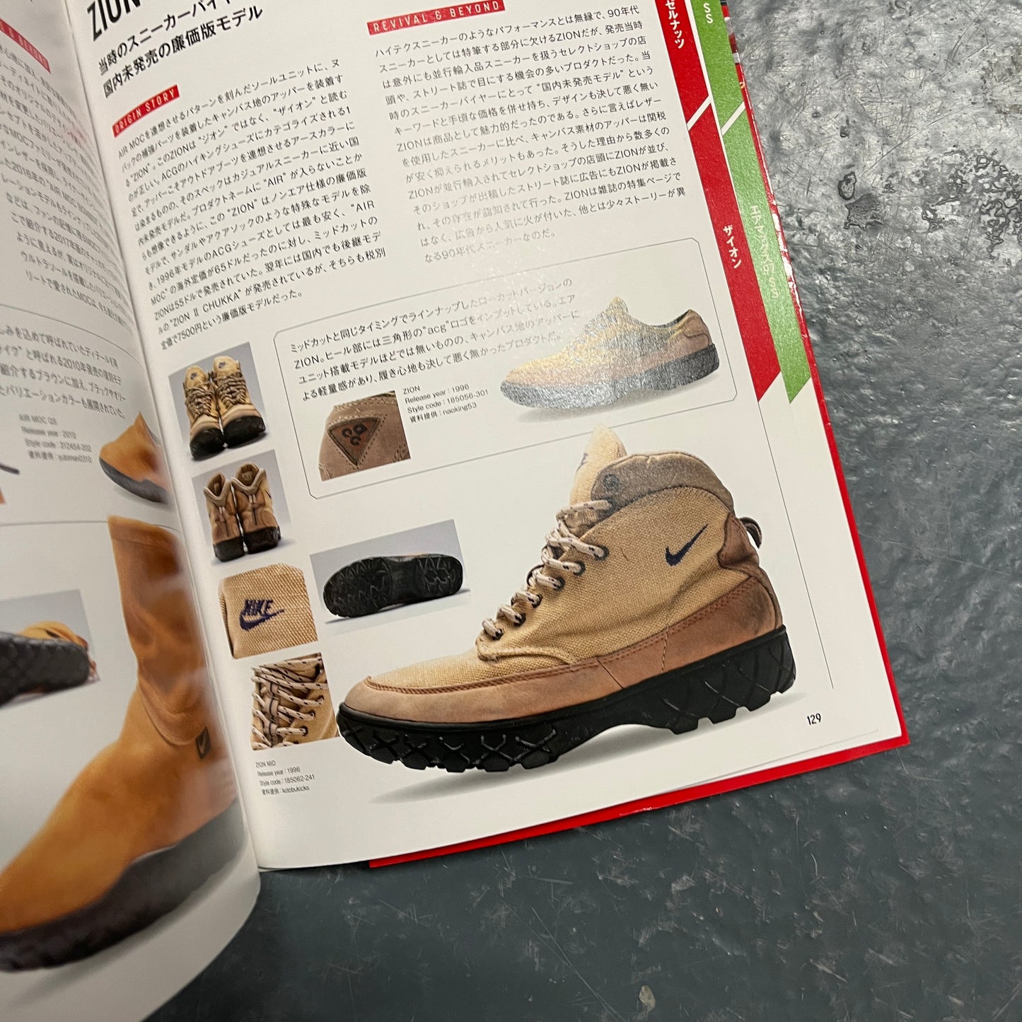 Nike 90s sneaker bible magazine