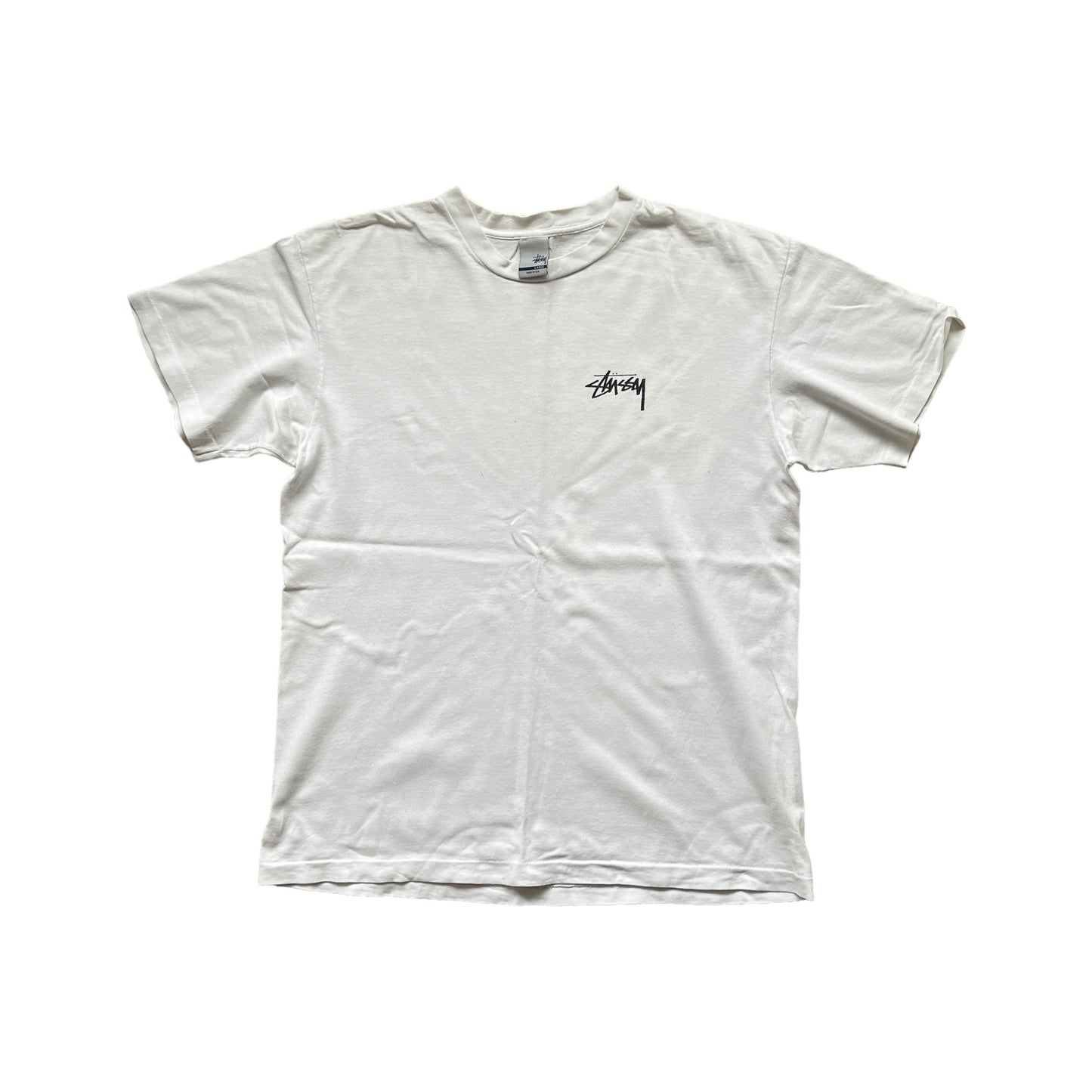 Stussy white kids tee (L)