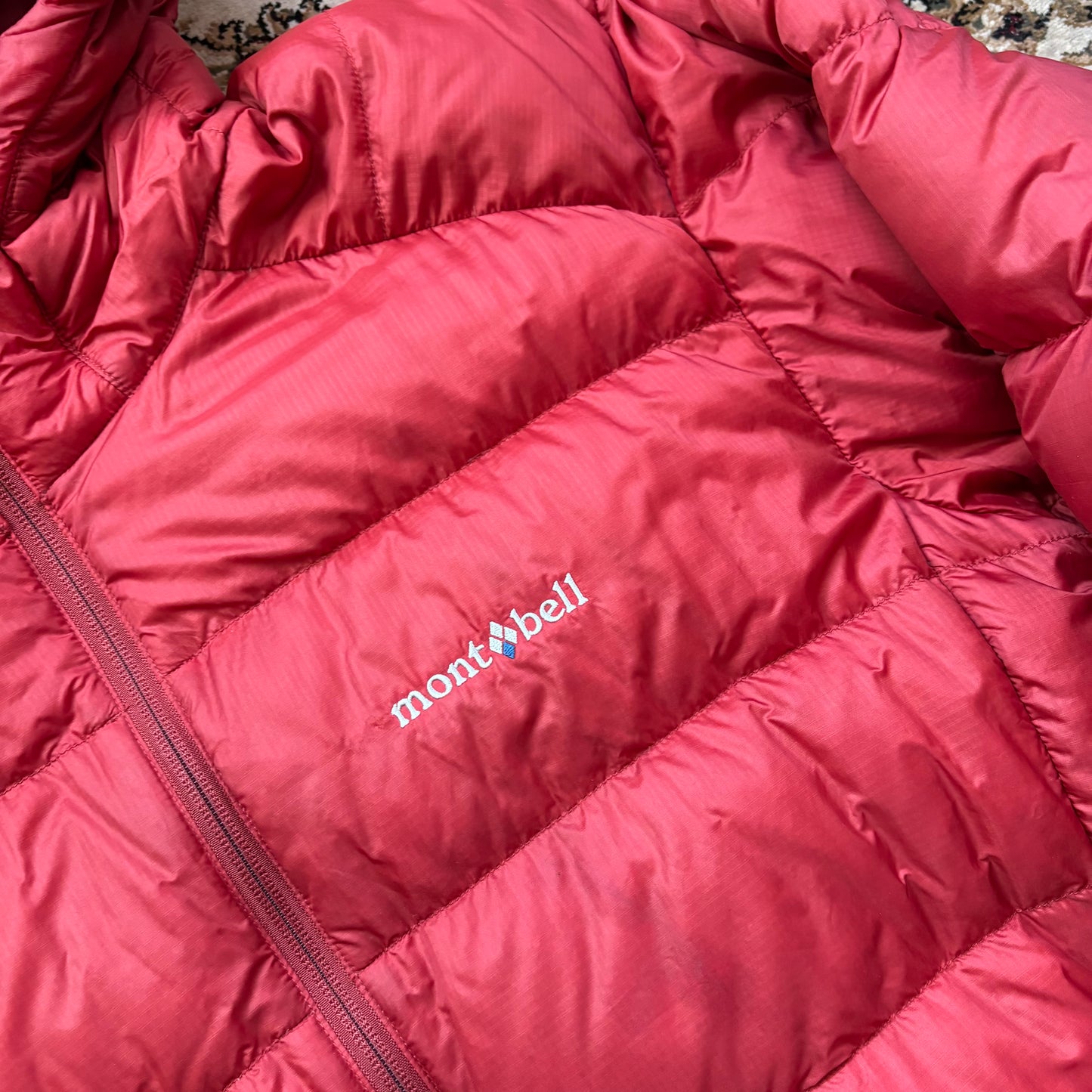 Montbell EX800 red puffer jacket (XL)