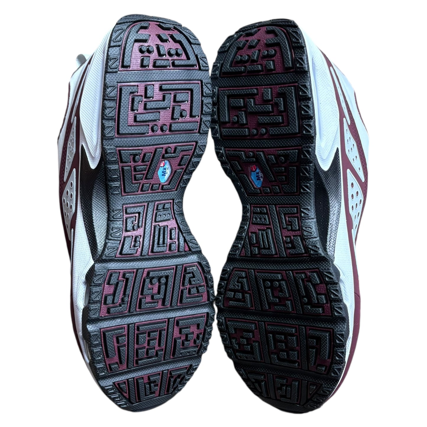 Nike air max sunder white / burgundy (UK10)