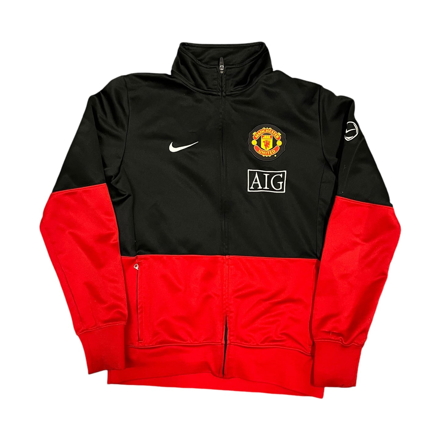 Nike manchester united black track jacket (S)