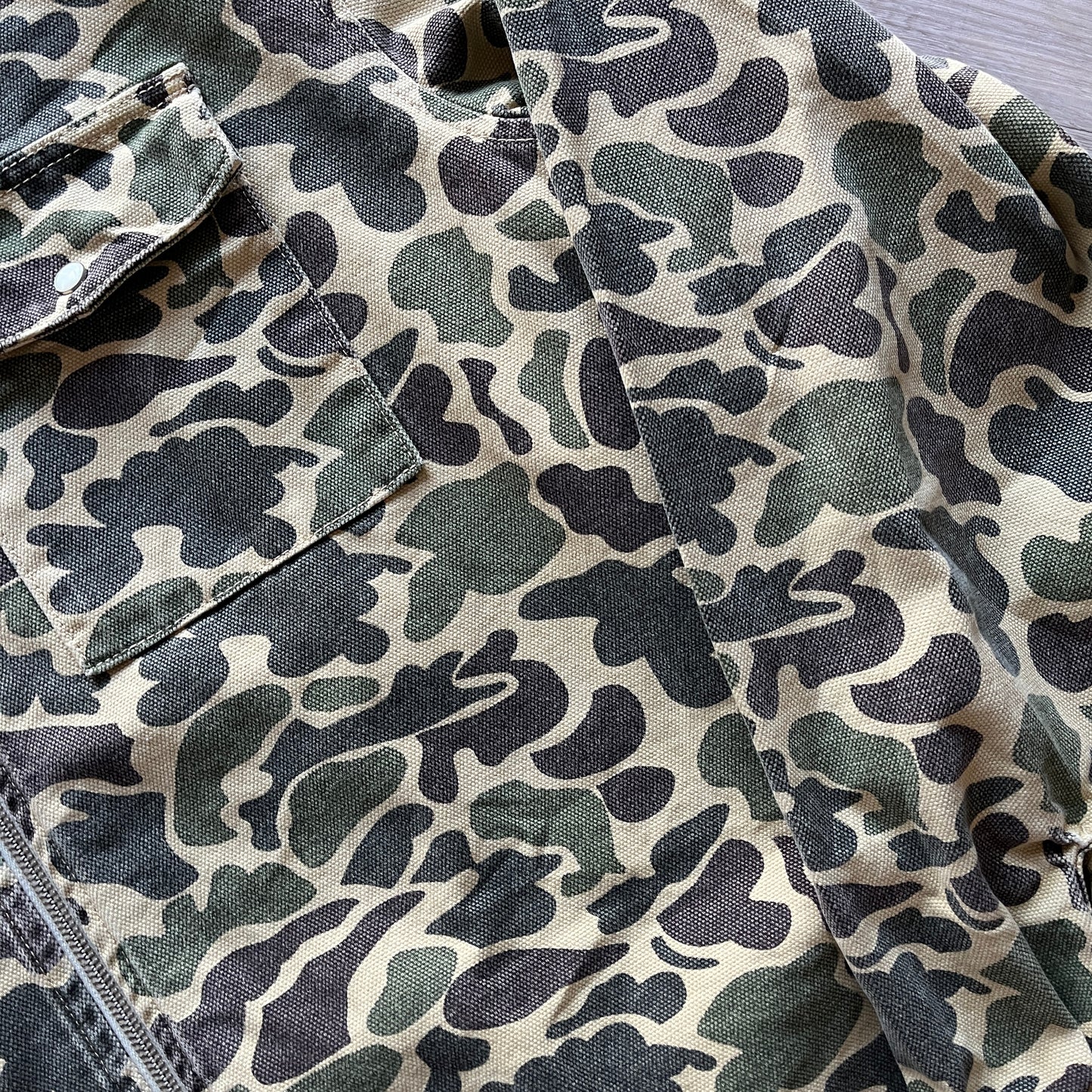 Stussy camo workwear jacket (L)