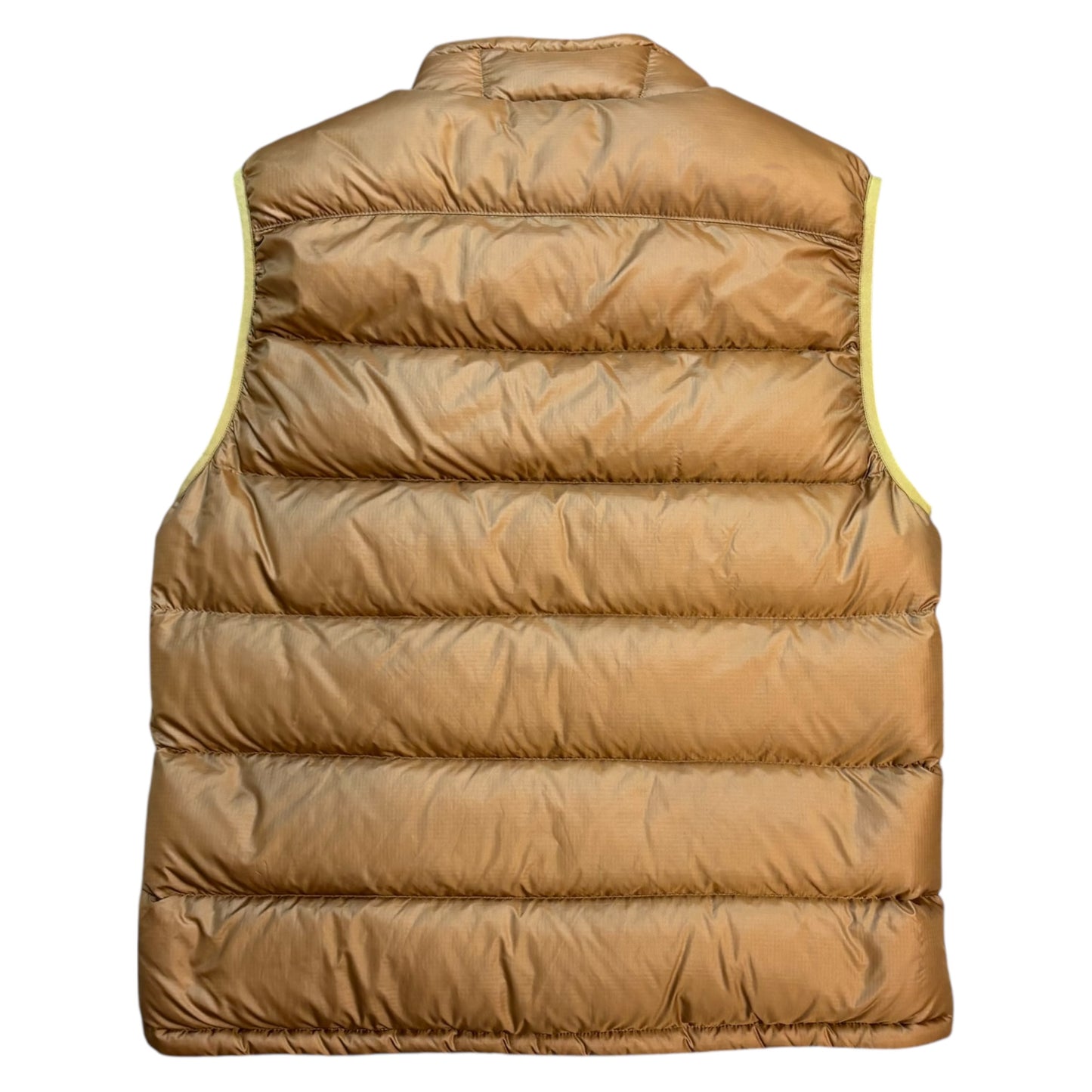 Montbell beige down gilet (M)