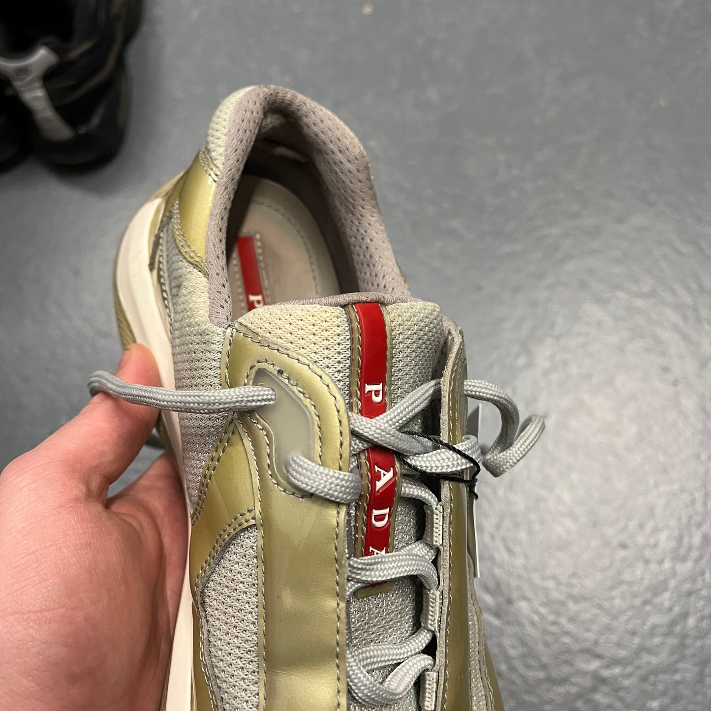 Prada cup green (UK9.5) read description