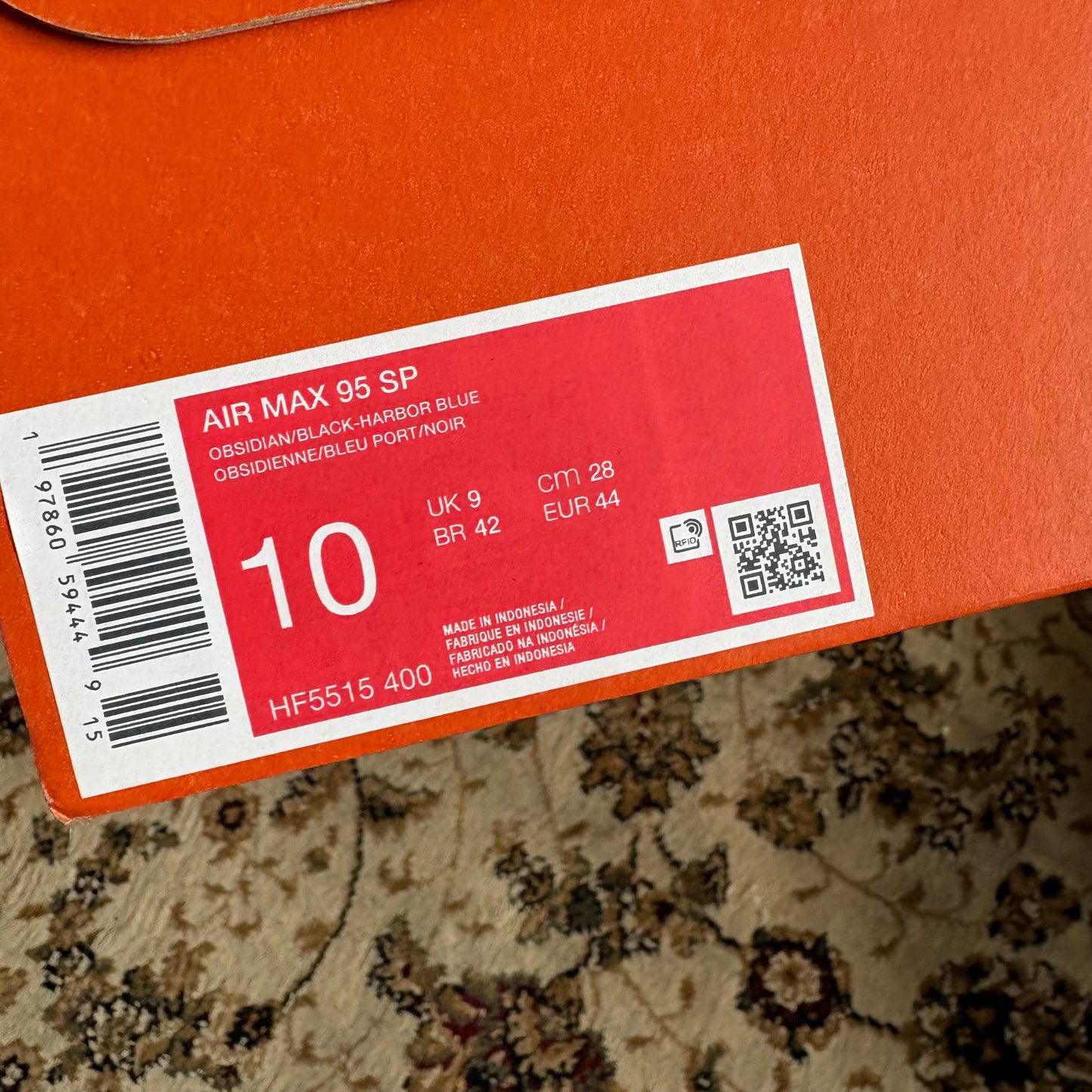 Nike X Stash air max 95 blue (UK9)