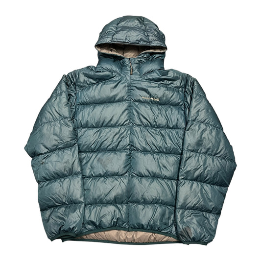 Montbell aqua blue puffer (M)