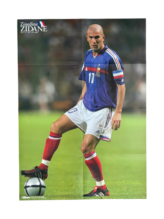 Zidane / David Beckham Y2K poster