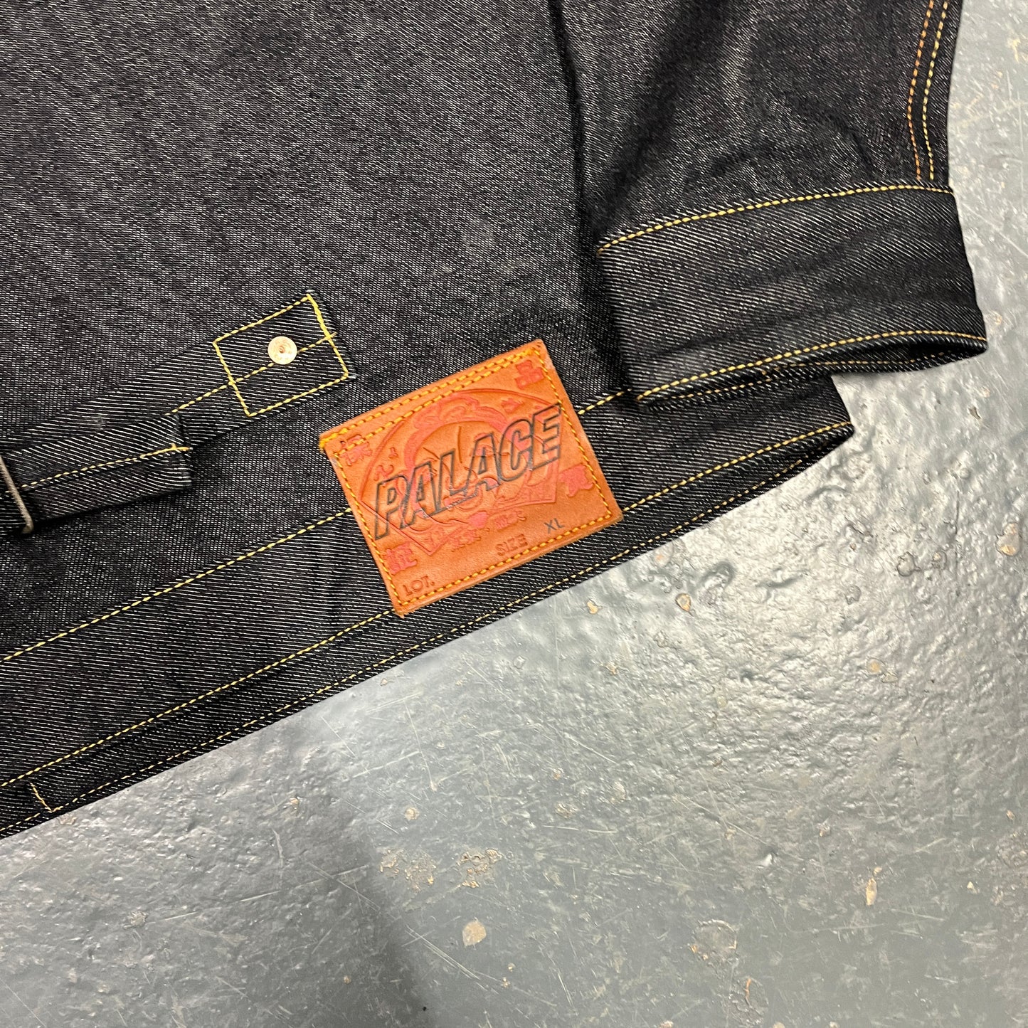 Palace X Evisu blue denim jacket (XL) (could fit large too)