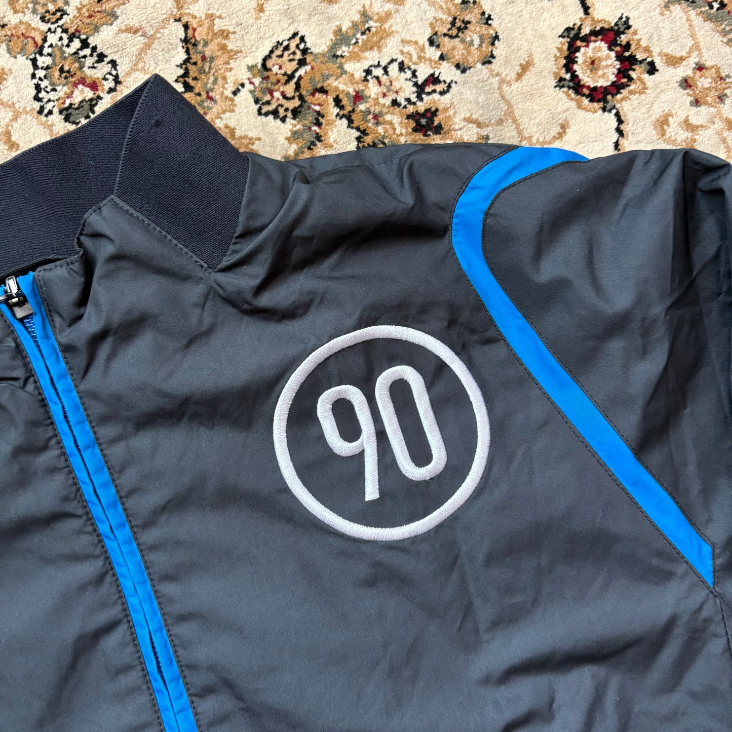 Nike T90 black track jacket (M)