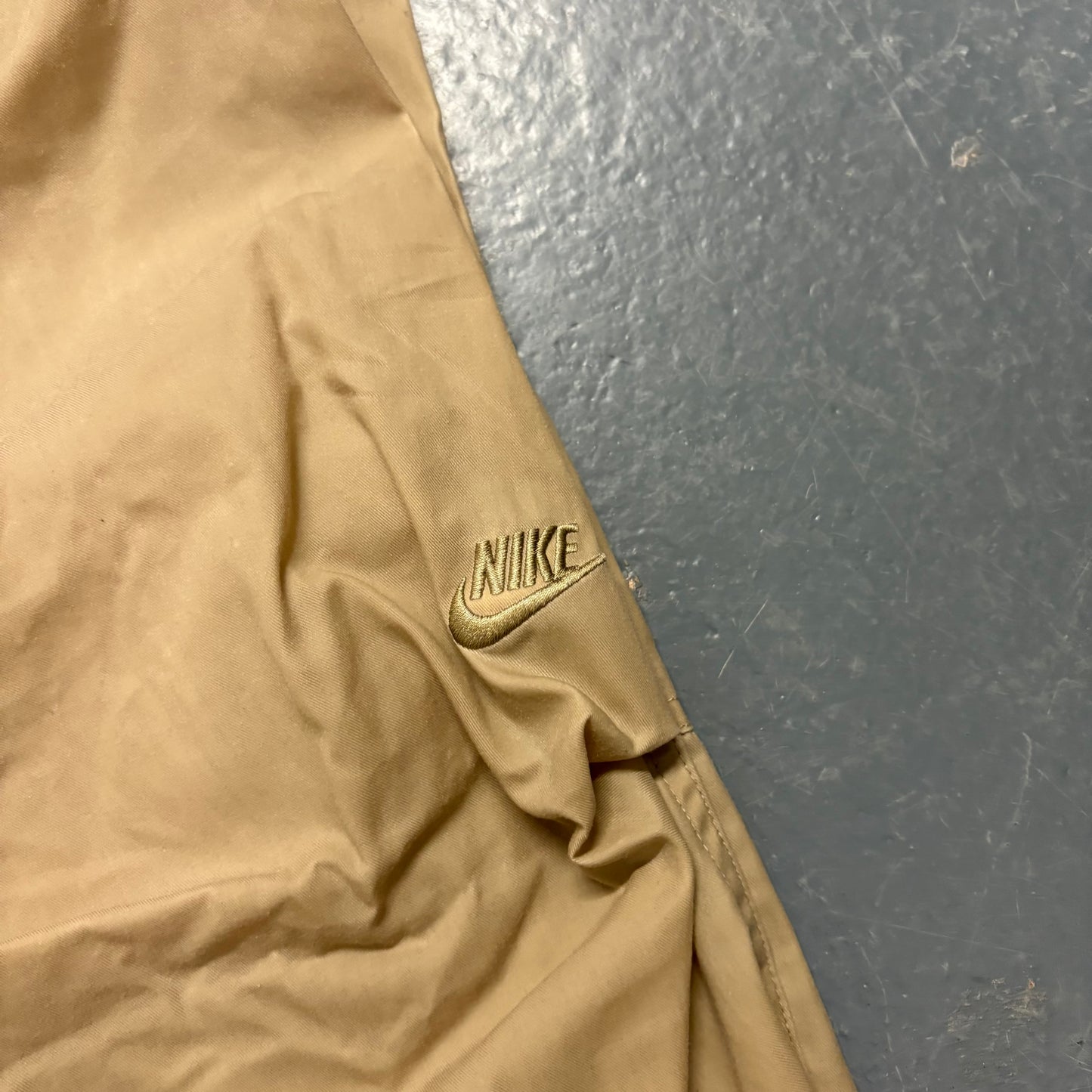 Nike beige wax cargo trousers (W32-36) BNWT