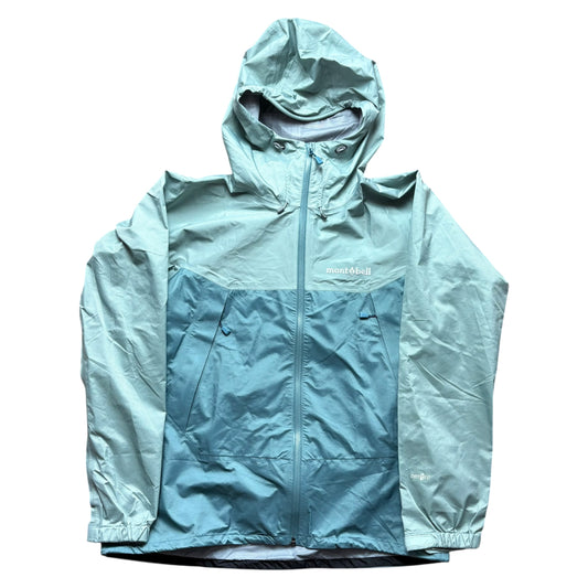 Montbell teal Dry-Tec waterproof shell (L)