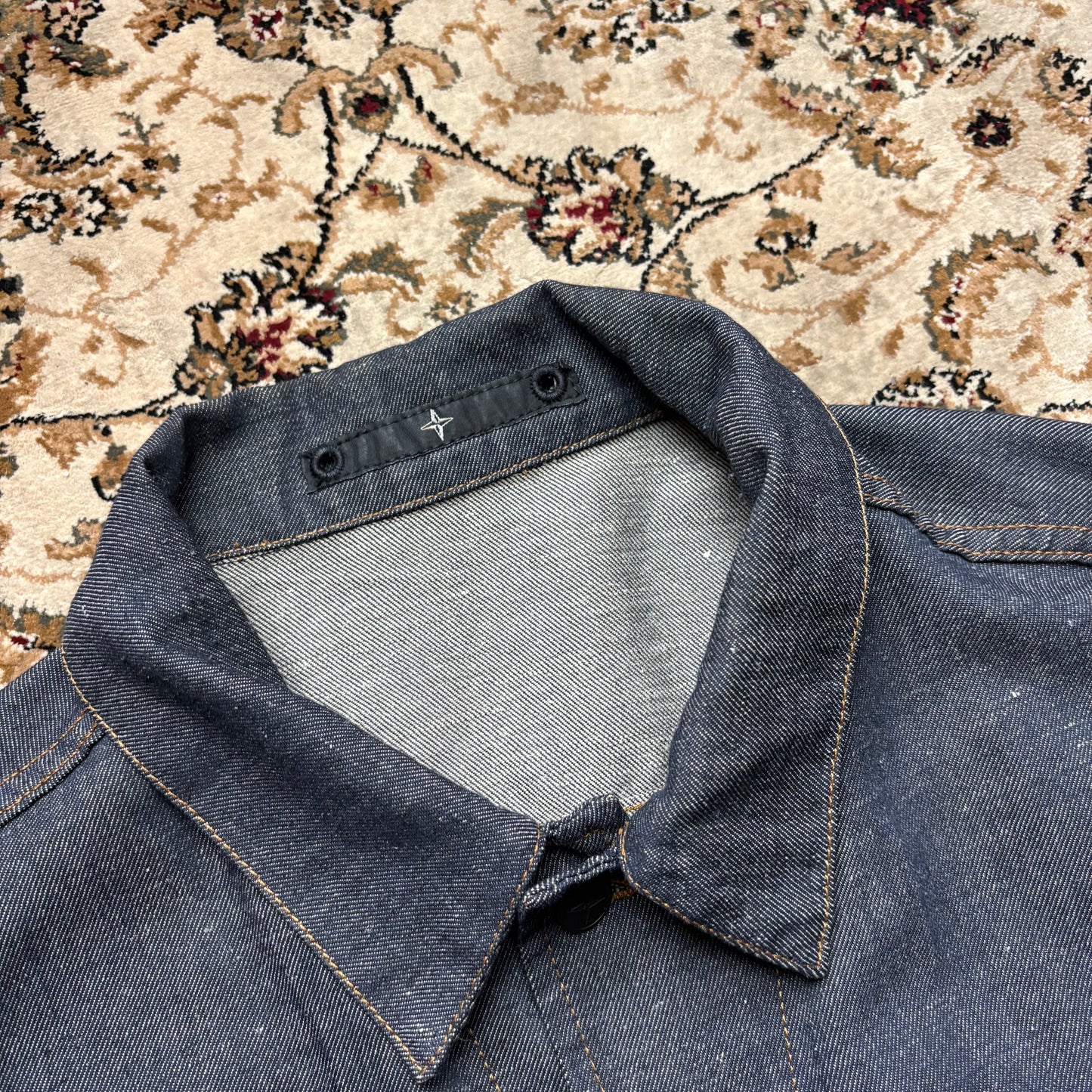 Stone island denim jacket (L)