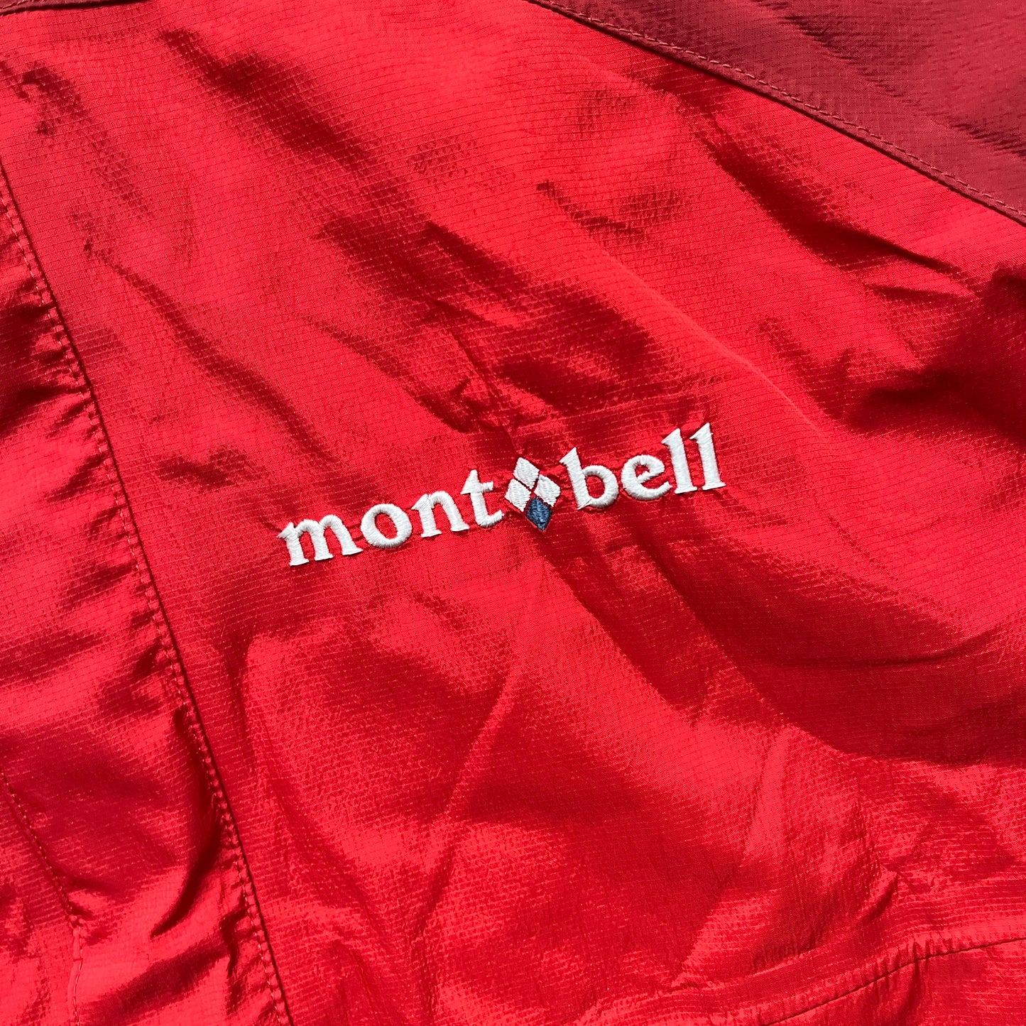 Montbell two tone red shell jacket (XL)