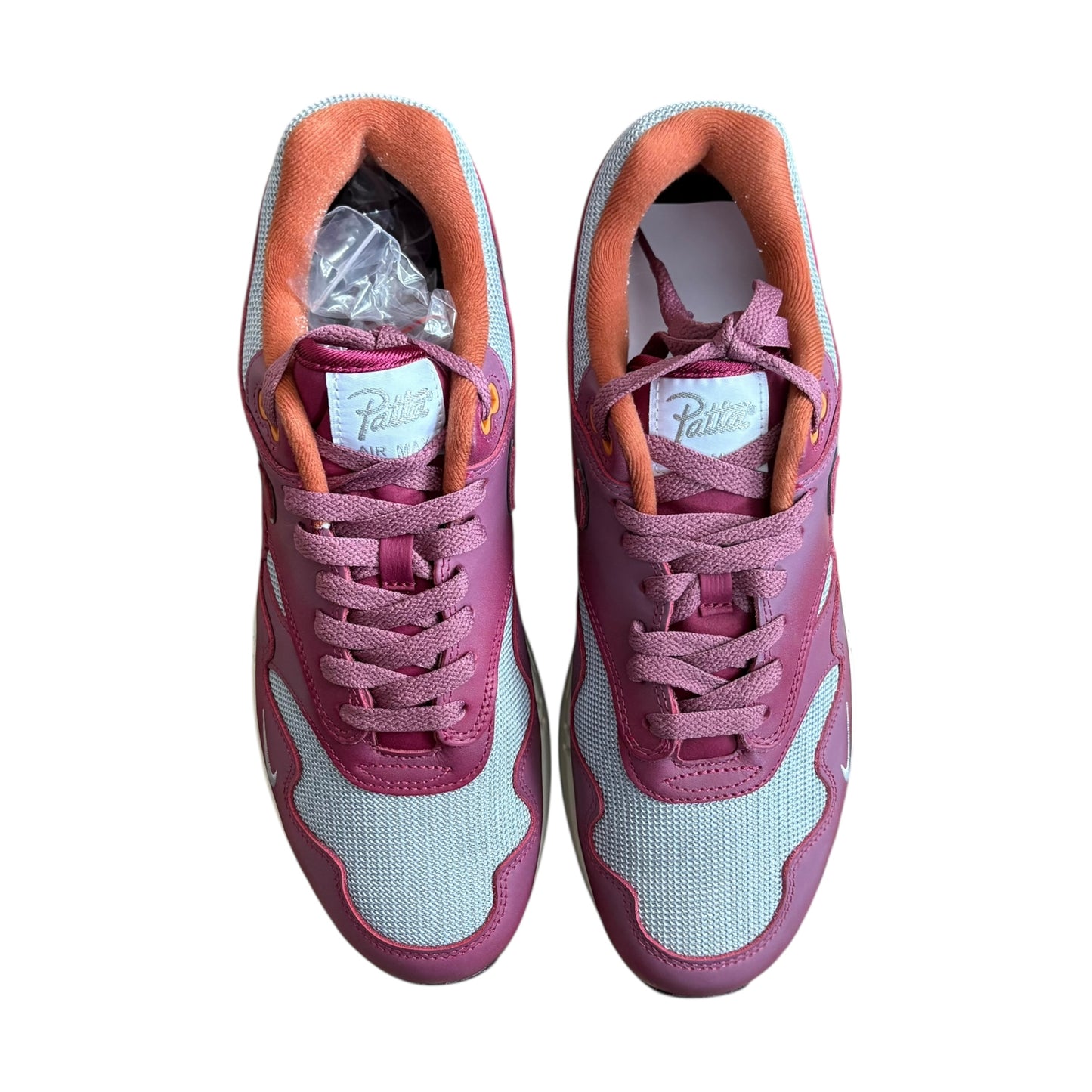 Nike air max 1 parts burgundy (UK8) with chain