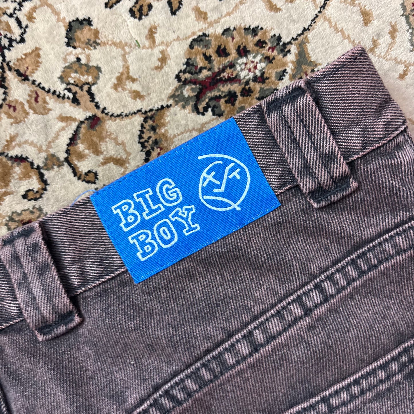 Polar Big Boy brown denim jorts (L)