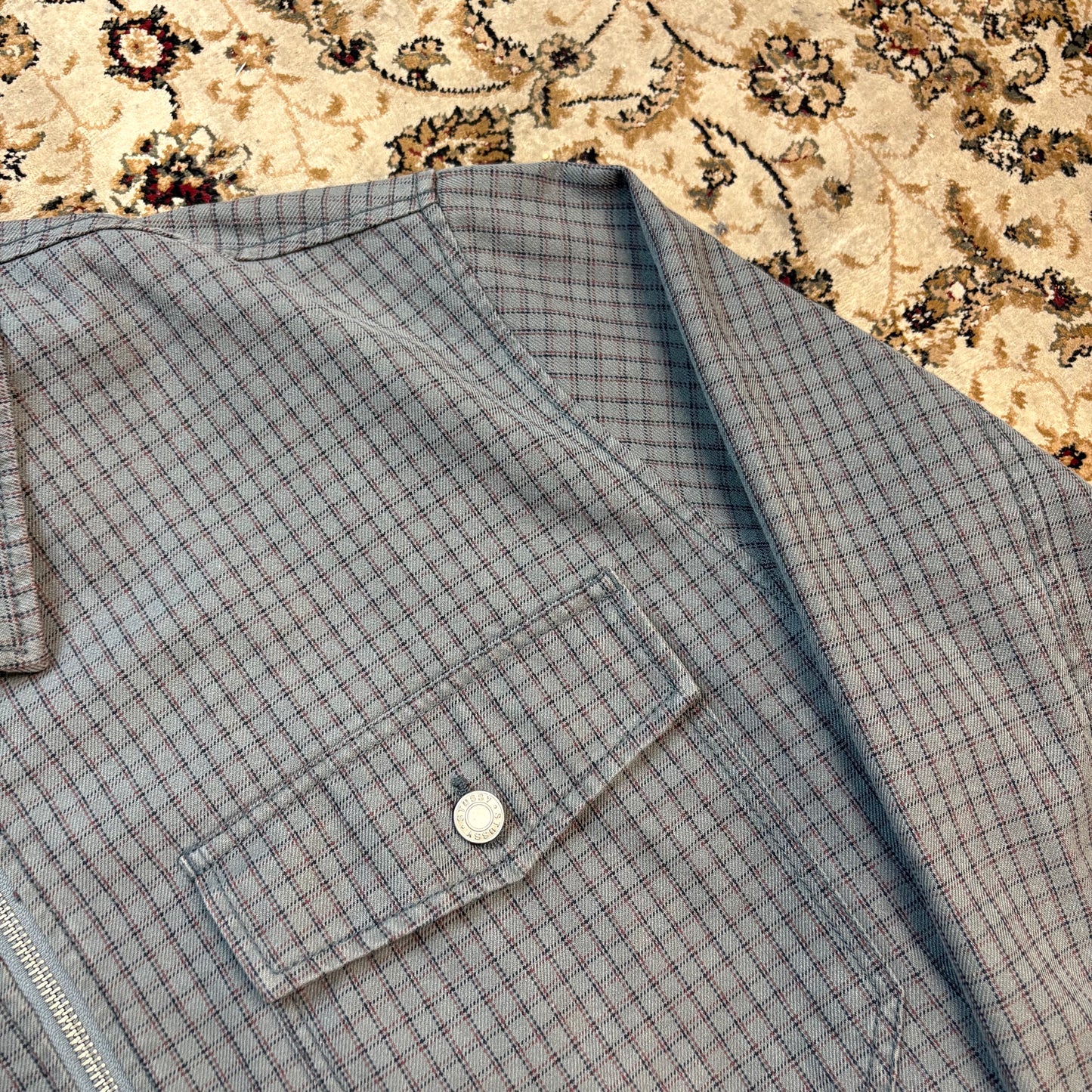 Stussy grey garage jacket (L)