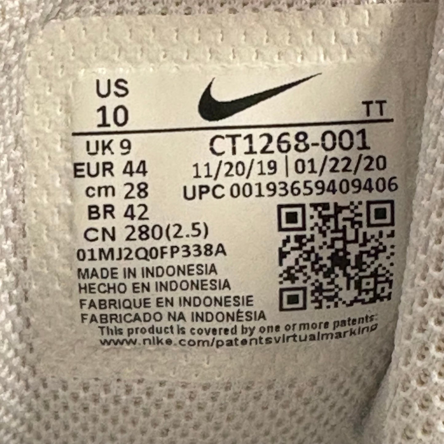 Nike air max 95 essential grey (UK9)