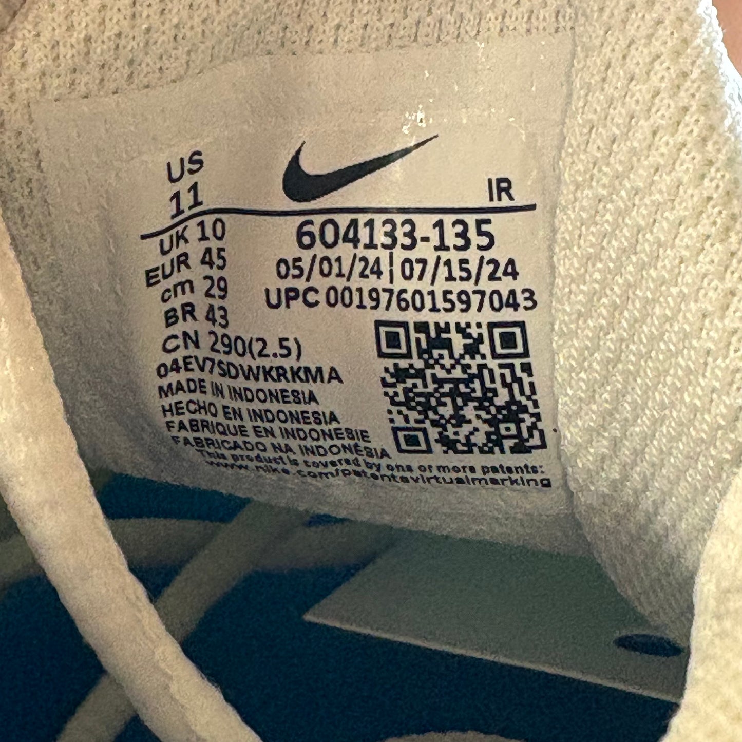 Nike air max plus TN aqua blue (UK10)