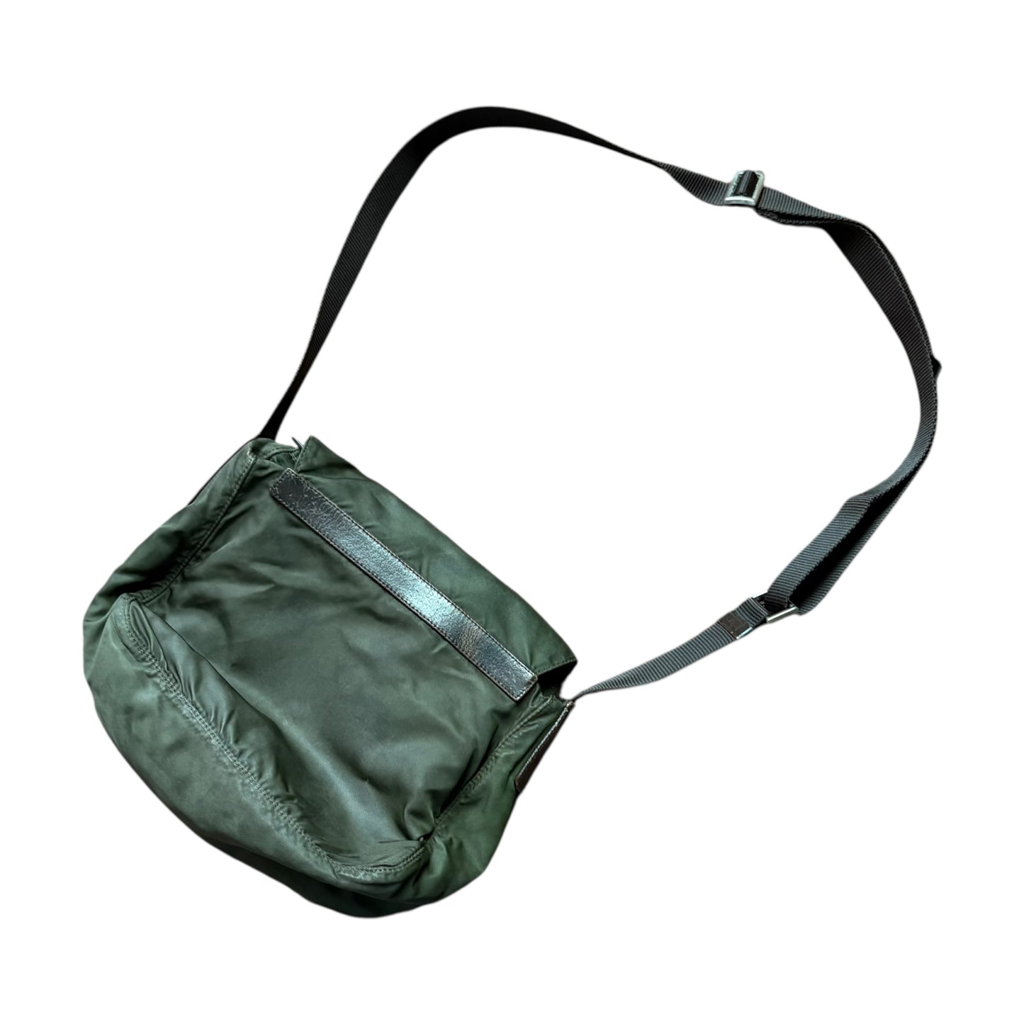 Prada green crossbody bag
