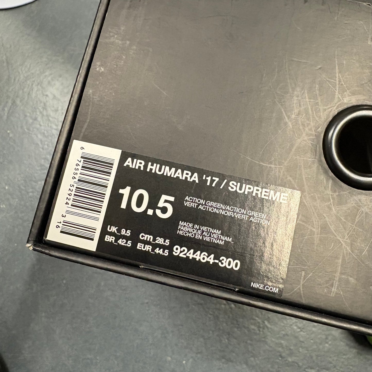 Nike Supreme air humara green black (UK9.5)