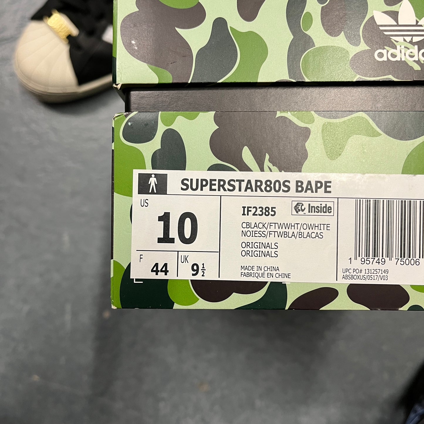 BAPE X Adidas super star (UK9.5)