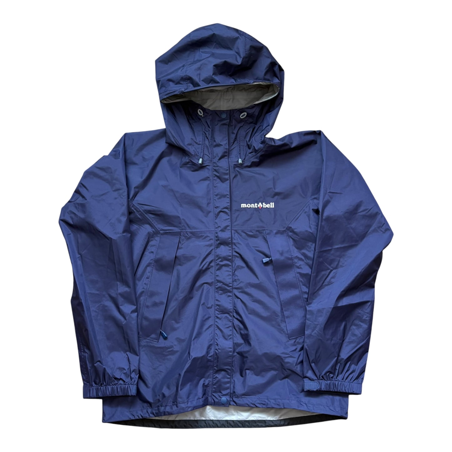 Montbell navy blue waterproof shell jacket (M)