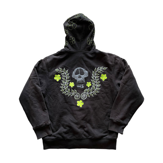 Stussy X Leilow black zipup hoodie (S)