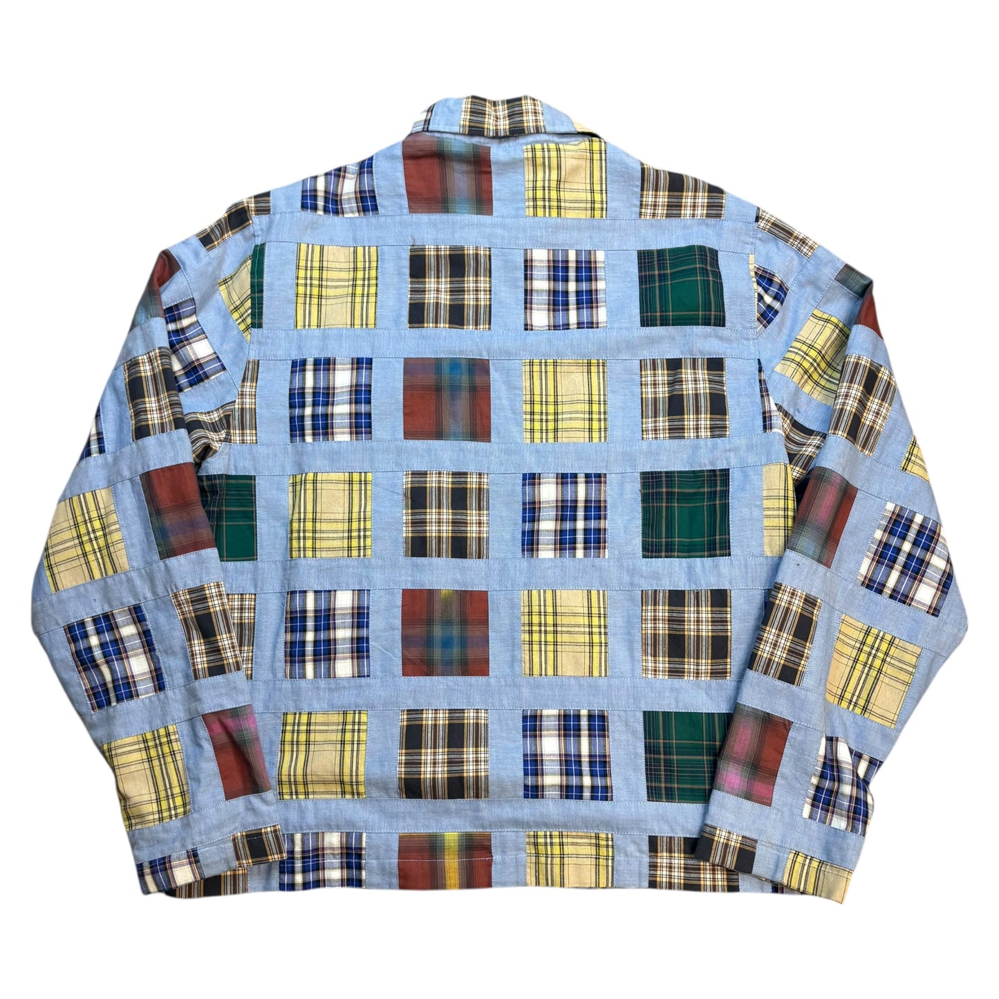 Stussy madras patchwork jacket (L)