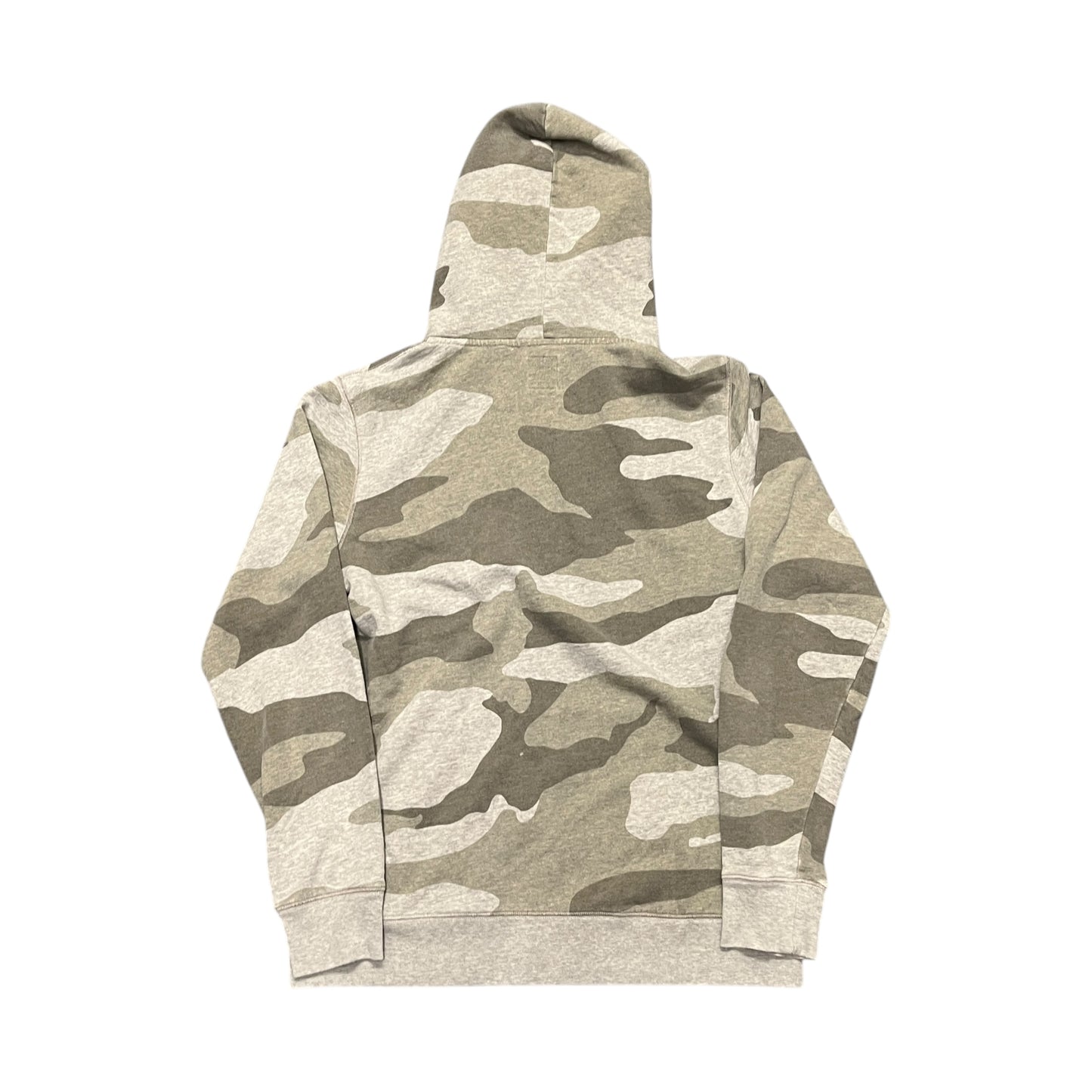 Stussy grey camo zipup hoodie (M)