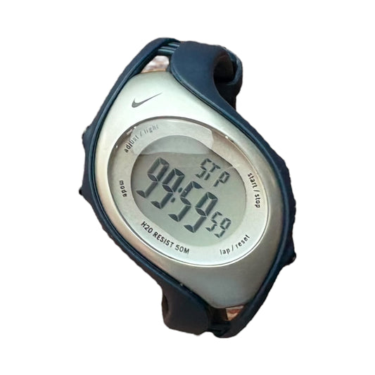 Nike triax watch navy blue/silver