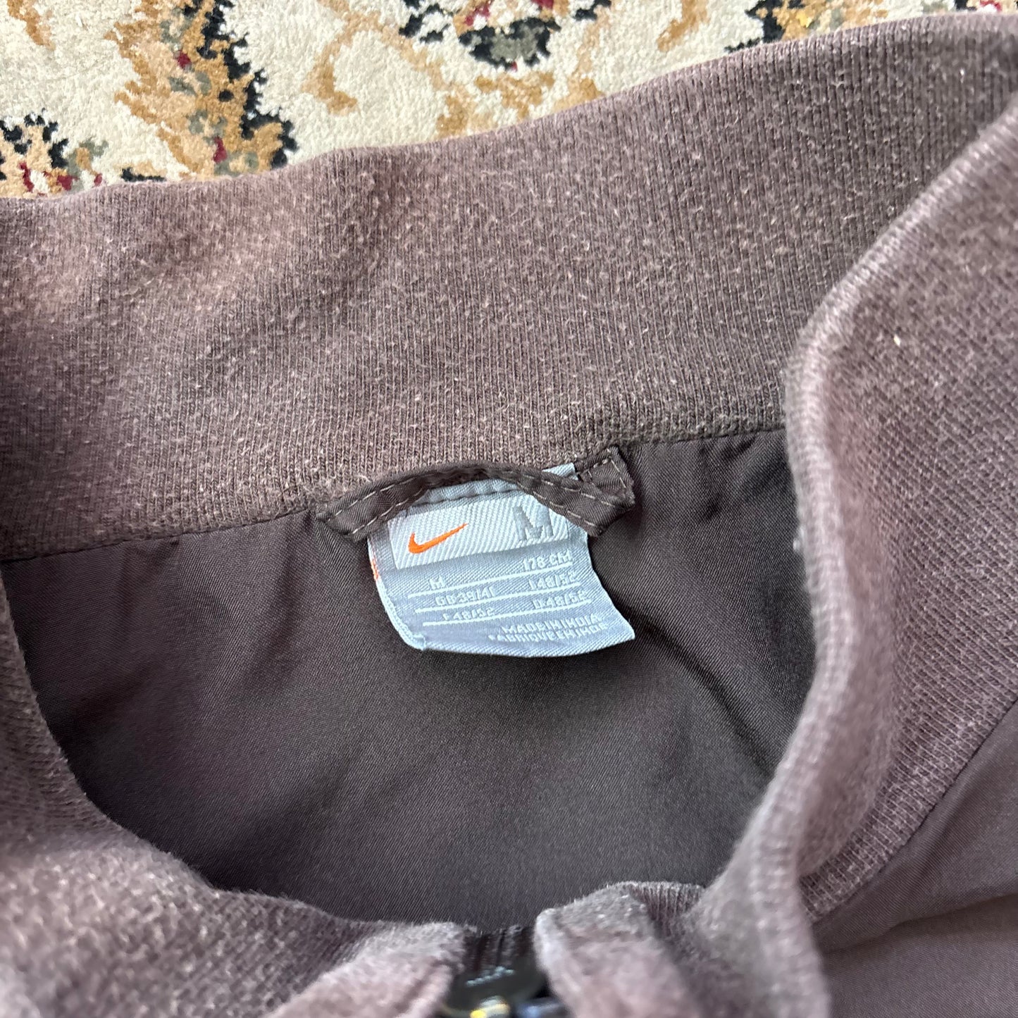 Nike brown barcelona track jacket (M)