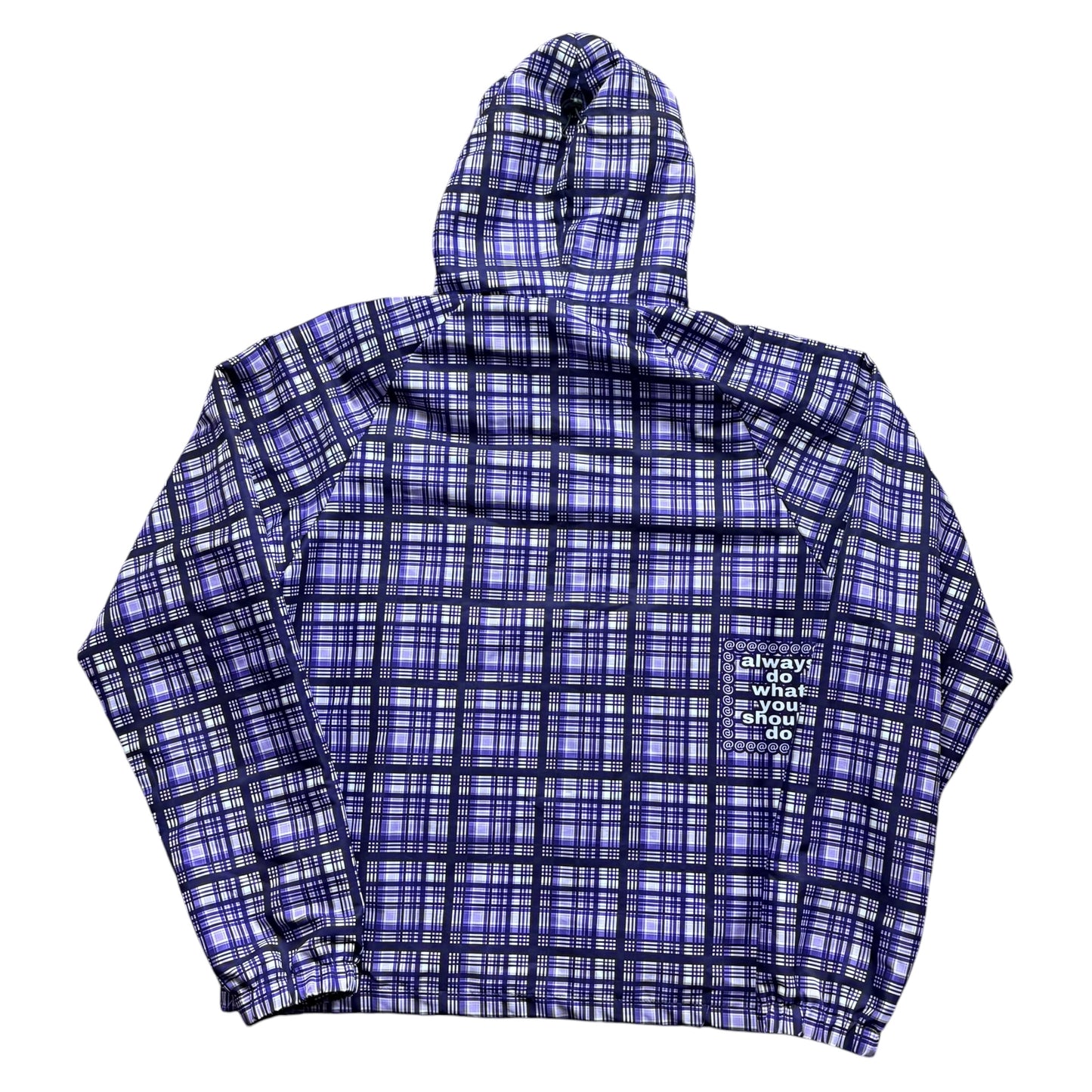 ADWYSD purple check jacket (XL)
