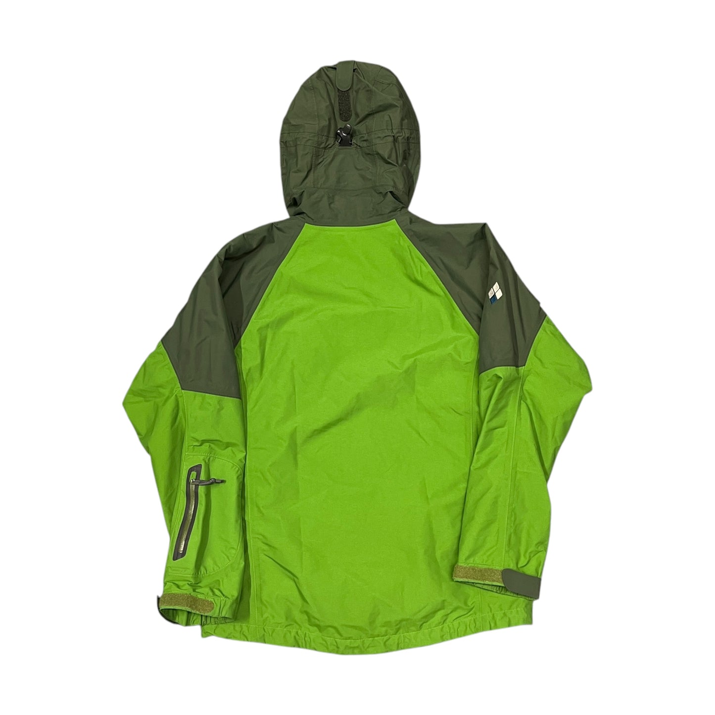 Montbell two tone green shell jacket (S)