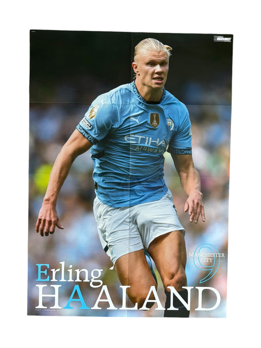 Haaland / Lautaro Martinez poster