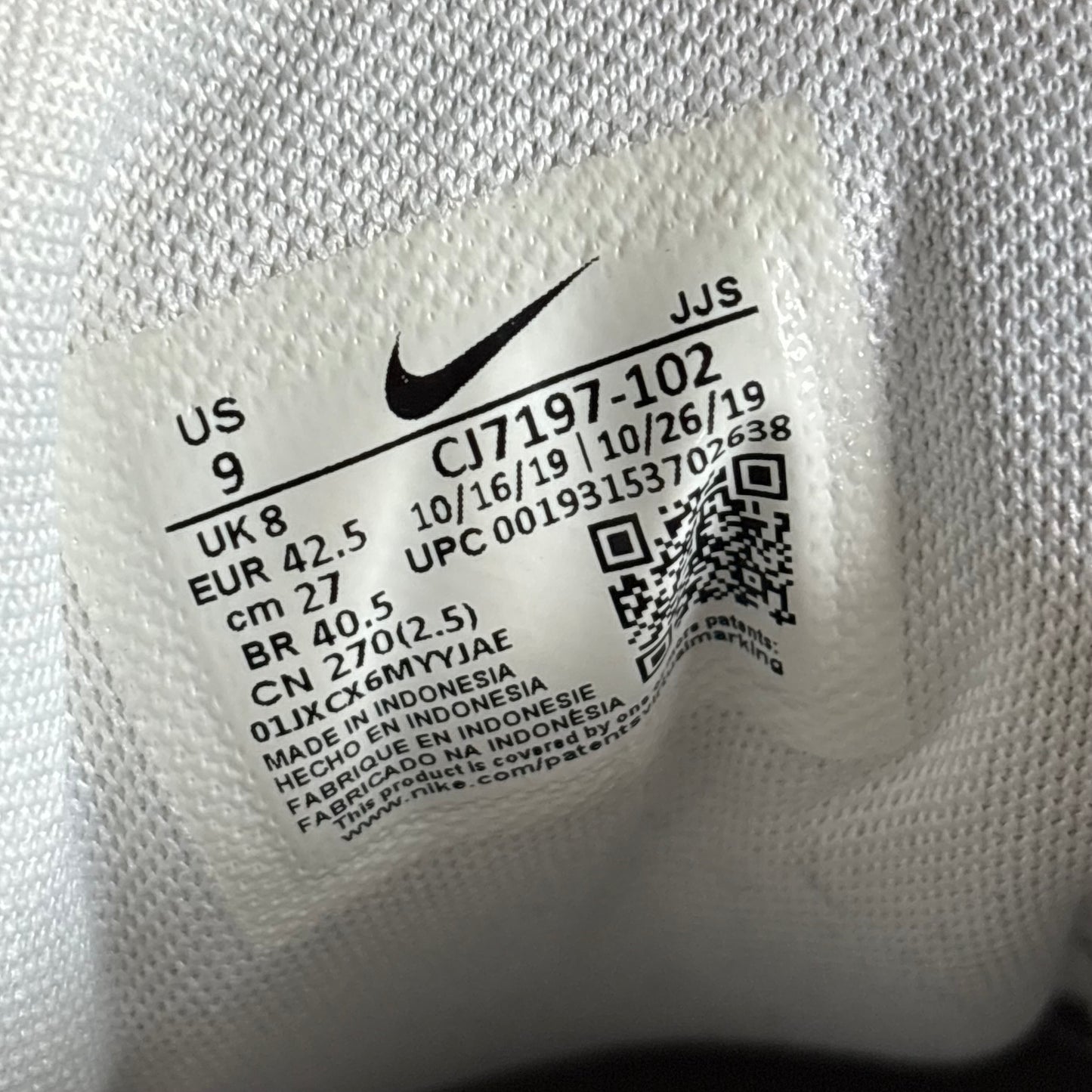 Nike air max 90 UNDFTD white/blue (UK8)