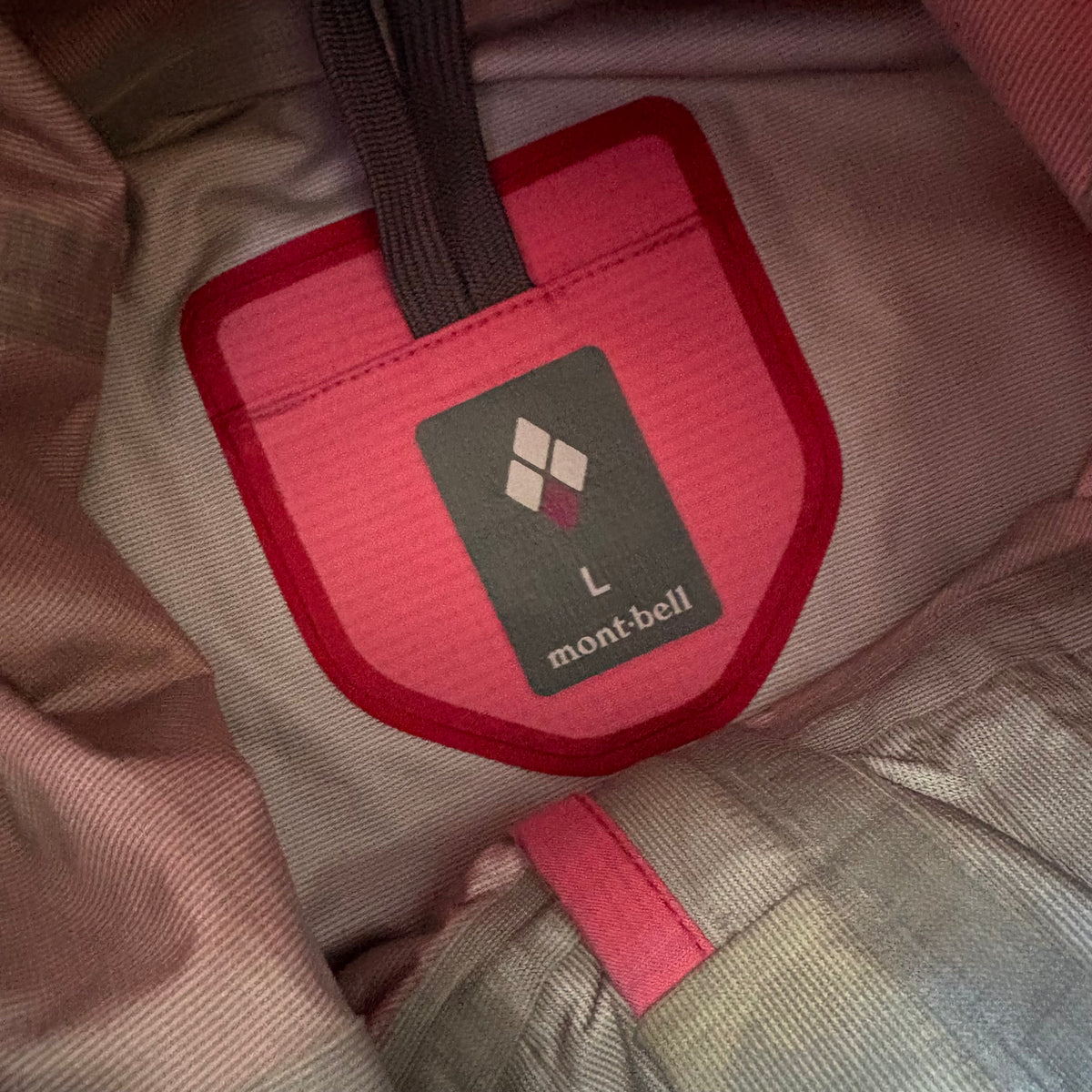 Montbell pink GORE-TEX shell jacket (M)