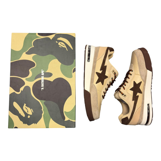 BAPE beige Road Sta (UK10) BNWT