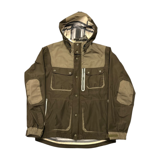Stussy GORETEX olive windbreaker (M)