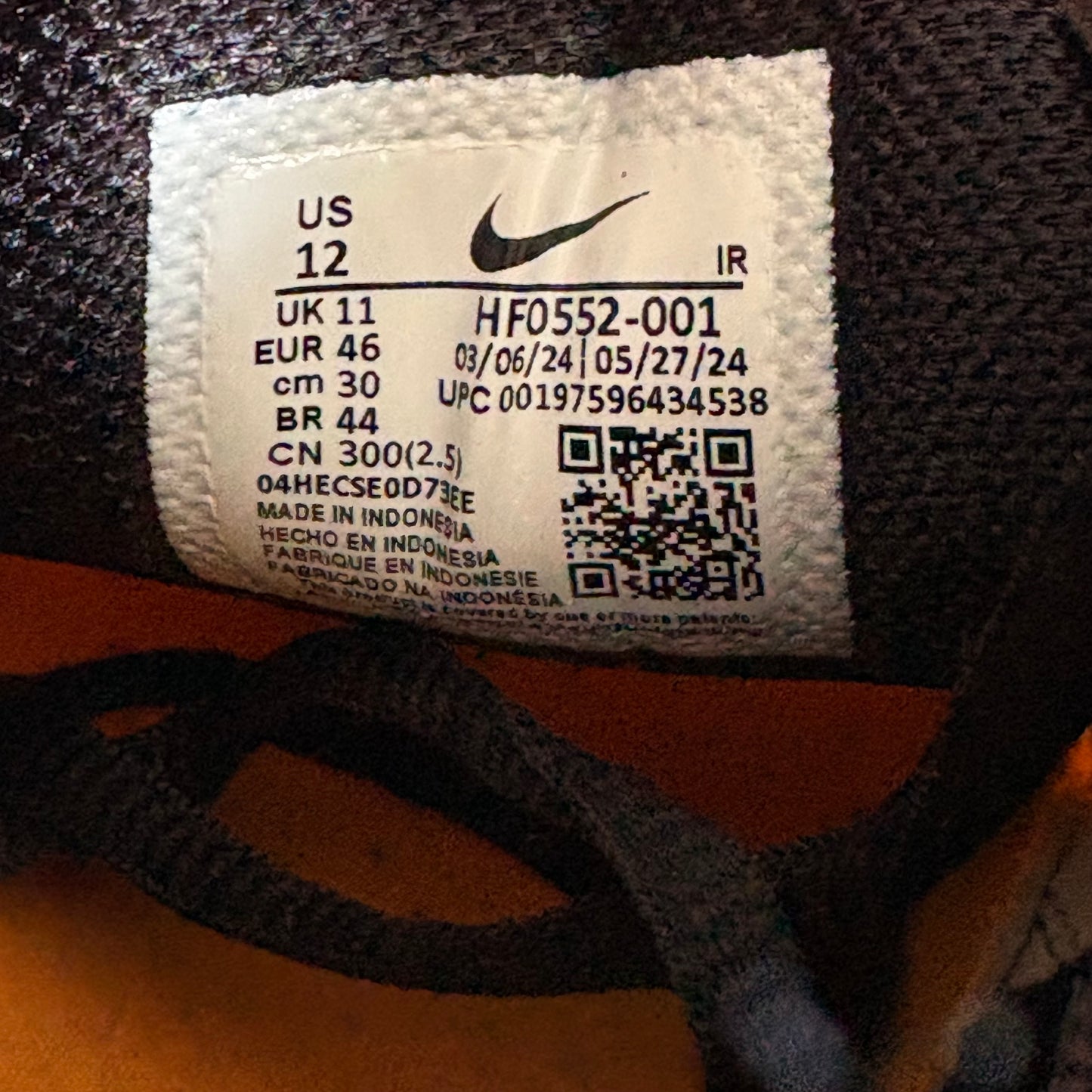 Nike air max plus TN sunset (UK11)