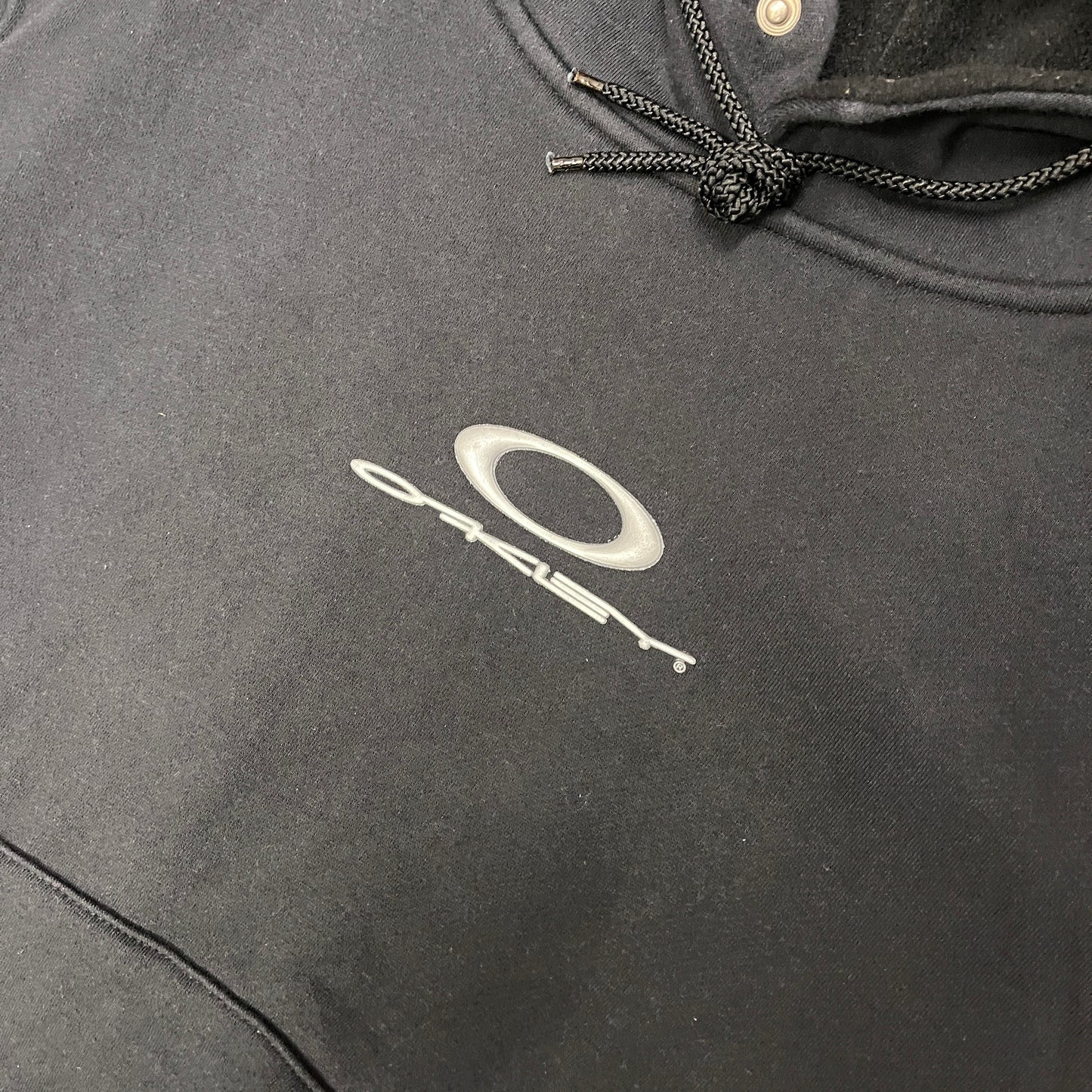 Oakley black heavyweight hoodie with built in skin (L)