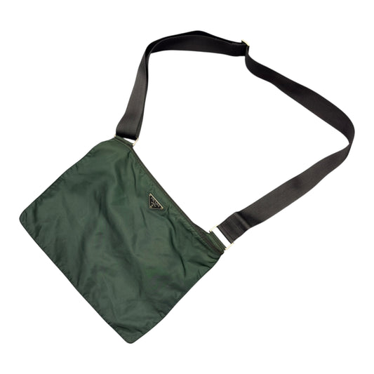 Prada green crossbody bag